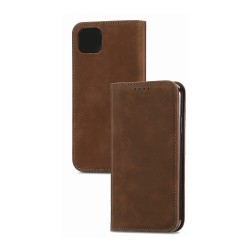 Leather Flip Cover with Internal Pocket For Xiaomi Redmi A1 2022 Brown Leather Flip Cover with Internal Pocket For Xiaomi Redmi A1 2022 Brown